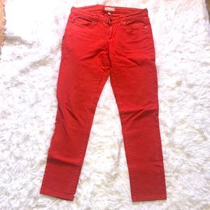 Banana Republic jeans. Burnt orange color